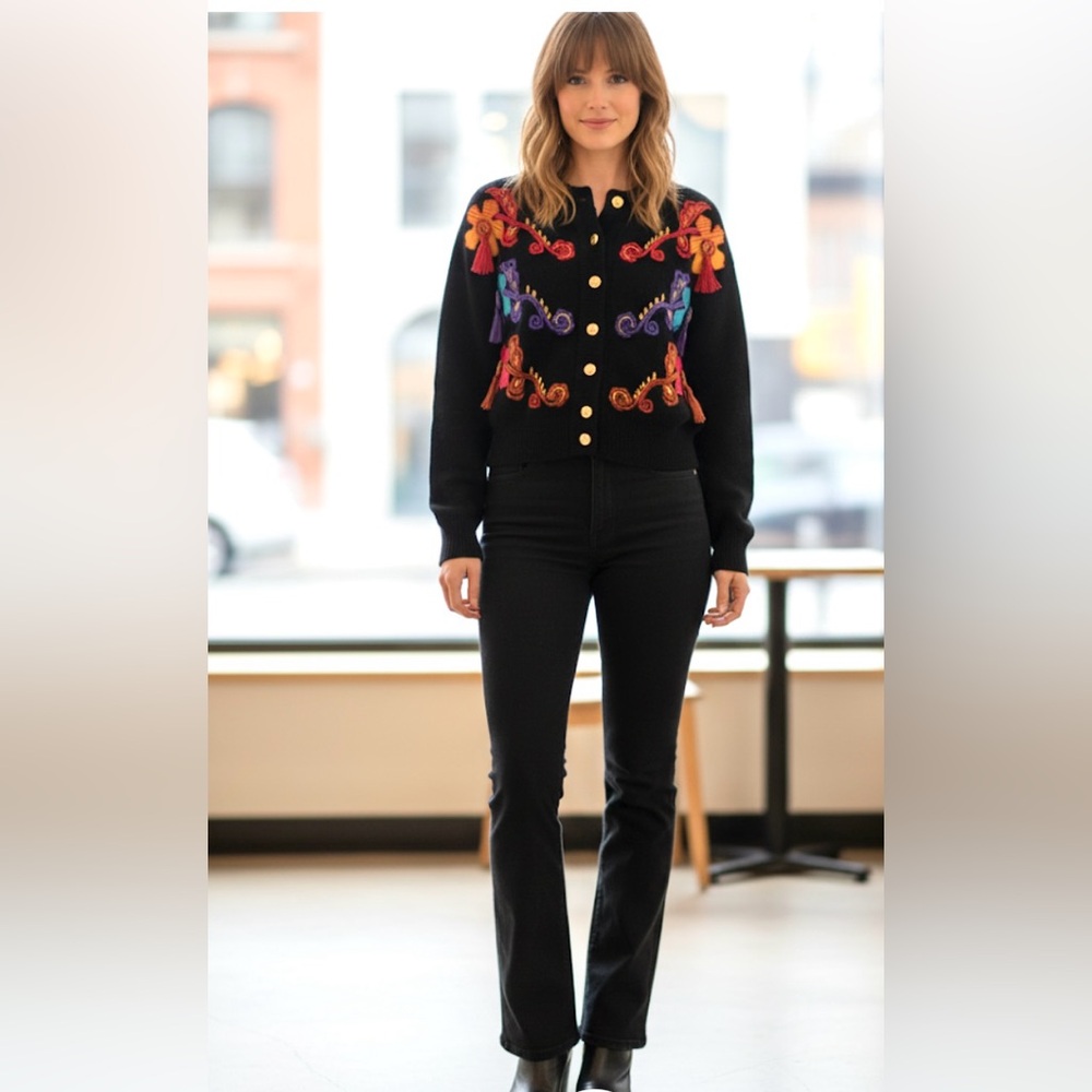 SUZELLE MED wool/angora cardigan